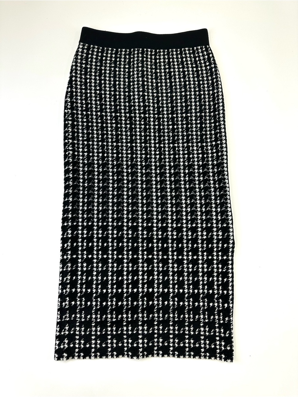 Ted Baker Herringbone Knit Midi Pencil Skirt XS Contemporary Classic